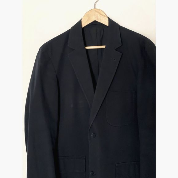 Lacoste Men's Black Blazer Jacket Two Button Closure Size 50/4 D51 - Picture 2 of 16